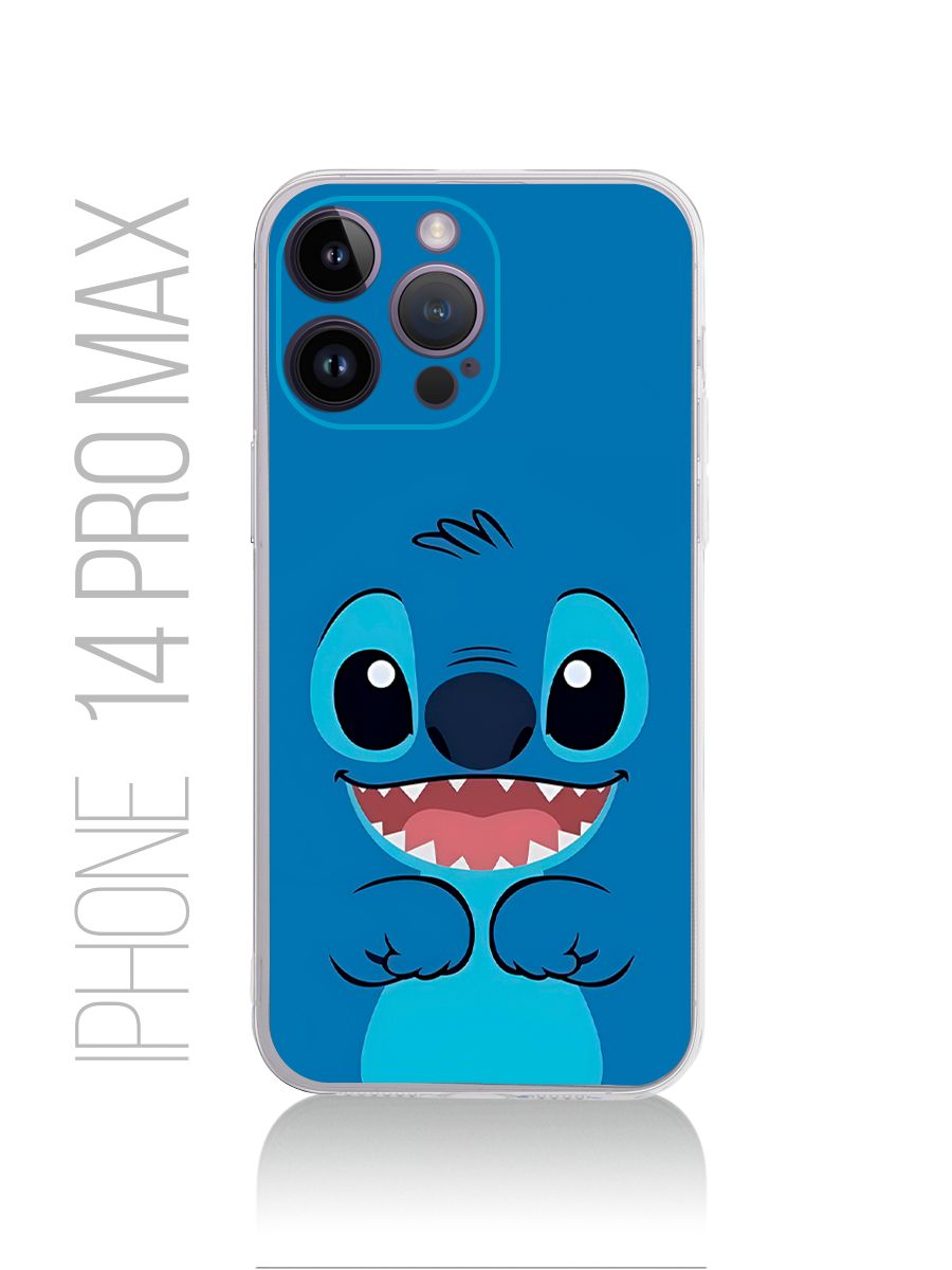 картинка Чехол на Iphone 14 Pro Max Мультфильм Лило и Стич|Стич от магазина Каждому Своё