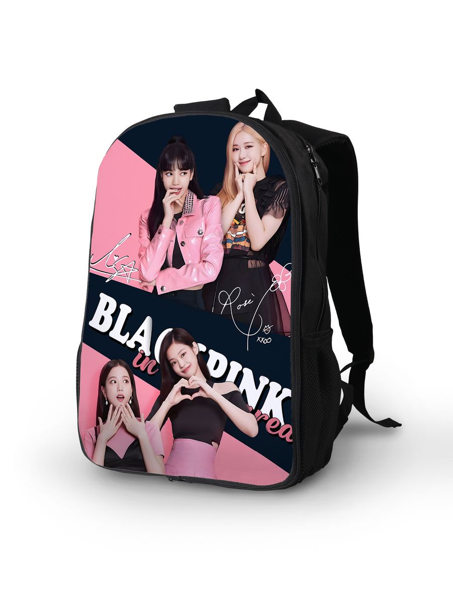 картинка Рюкзак Портфель Blackpink Блэк Пинк Джису Розэ К-поп Корея от магазина Каждому Своё