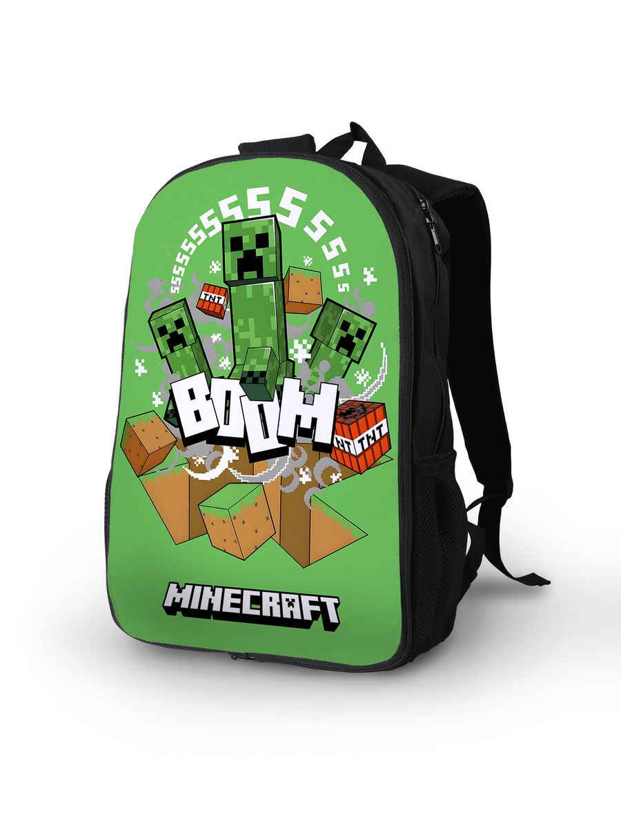 картинка Рюкзак Портфель Манйкрафт Minecraft Игра Game Песочница от магазина Каждому Своё