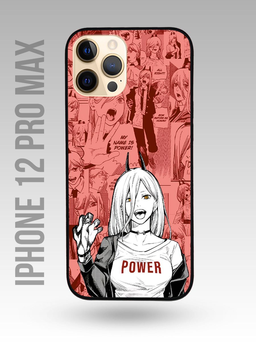 картинка Чехол на Iphone 12 pro max Аниме|Manga|Манга|Девушка|Рога от магазина Каждому Своё