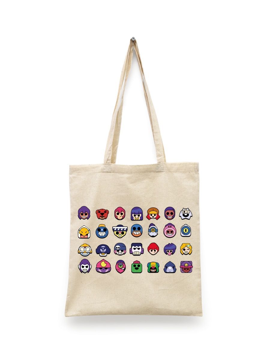 картинка Сумка-шоппер принт игра Бравл Старс Нита от магазина Каждому Своё