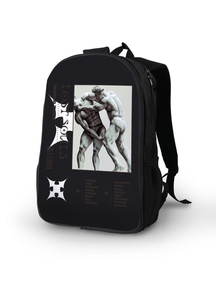 картинка Рюкзак|Статуи|Сражение|Искусство|Y2K|Drain Drill|Дрейн Дрилл от магазина Каждому Своё