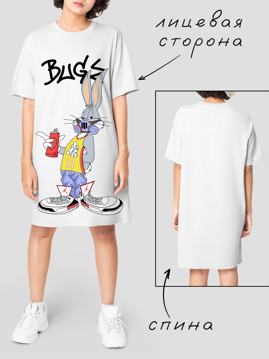 картинка Платье Багз Банни Кролик от магазина Каждому Своё