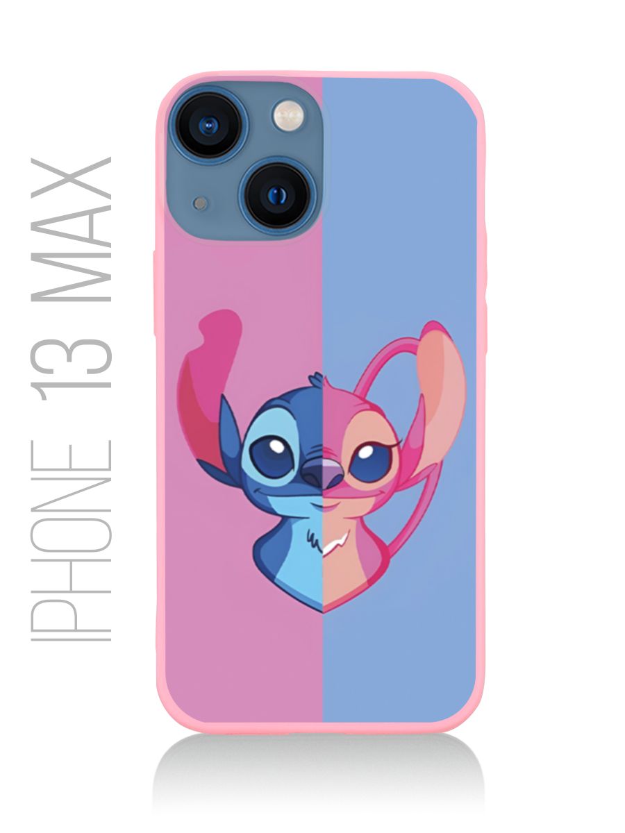 картинка Чехол на Iphone 13 Mini Мультфильм Лило и Стич|Ангел от магазина Каждому Своё