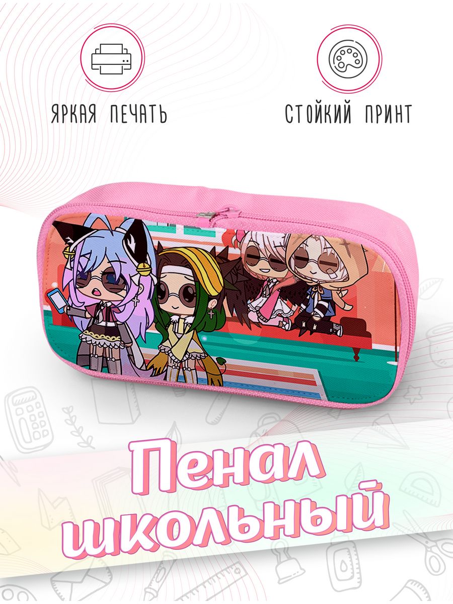 картинка Пенал школьный Roblox Роблокс УЛЙ Ульянка Лана кошка Йоши от магазина Каждому Своё