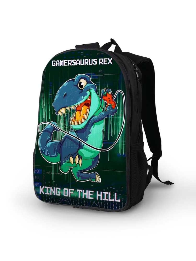 картинка Рюкзак Портфель Динозавр Dinosaur Динозавр на скейте от магазина Каждому Своё