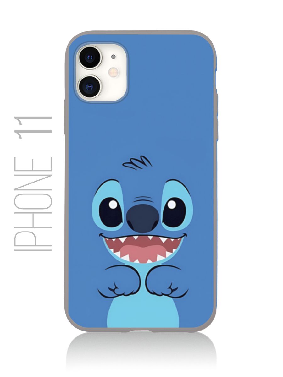 картинка Чехол на Iphone 11 Мультфильм Лило и Стич|Стич от магазина Каждому Своё