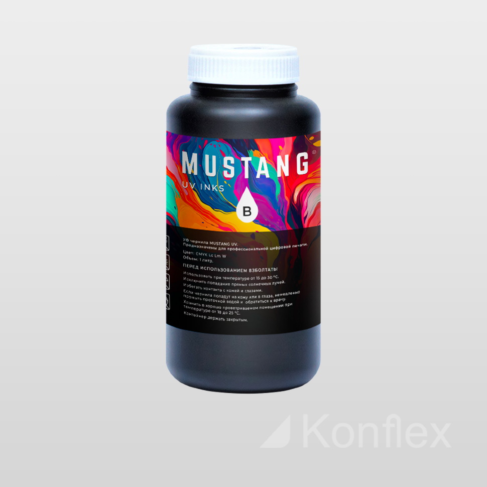 картинка Mustang\ УФ чернила для Konica Minolta, Ricoh, Toshiba от магазина Каждому Своё
