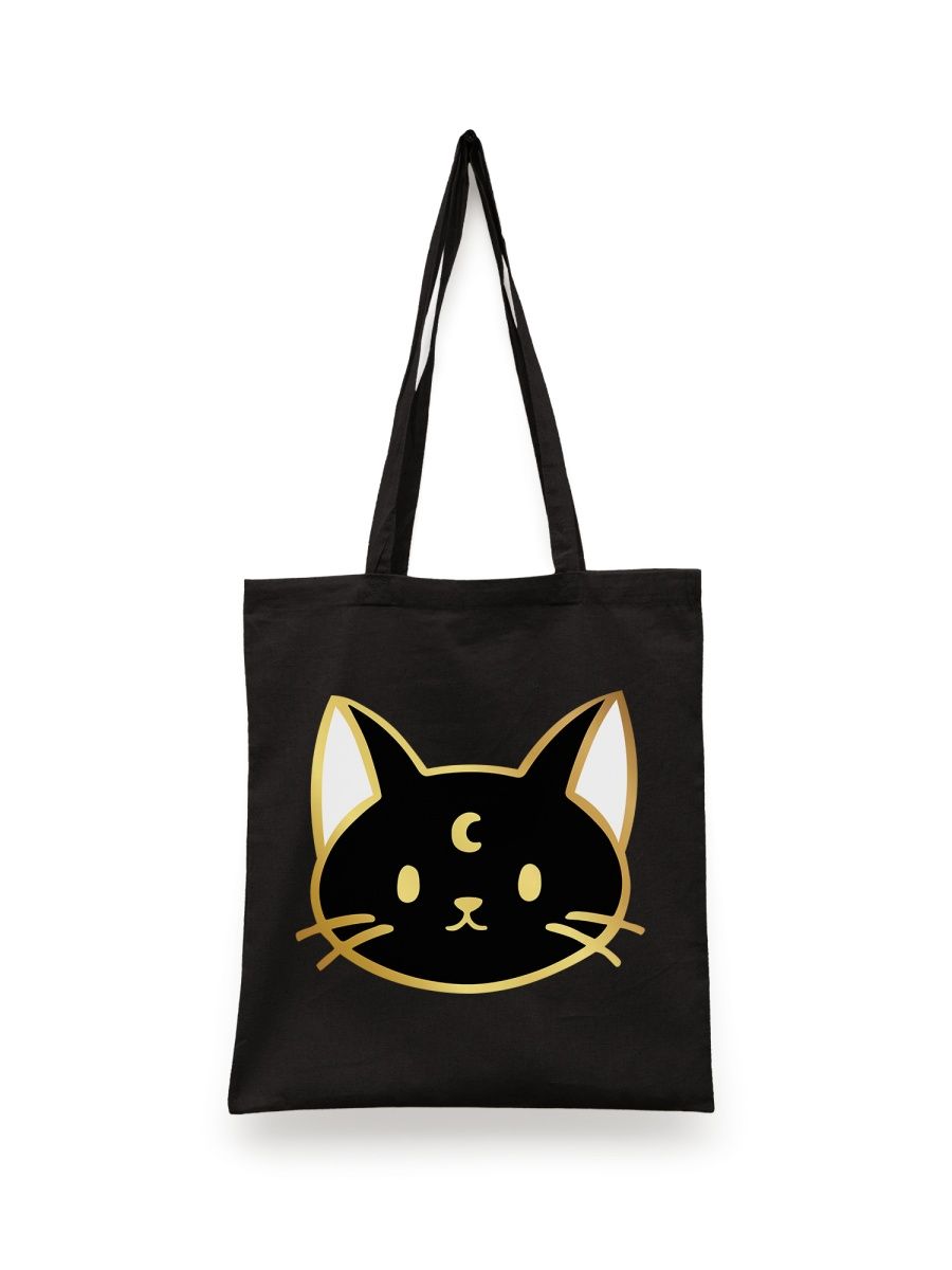 картинка Луна Черный кот Сейлор-мун Золото от магазина Каждому Своё