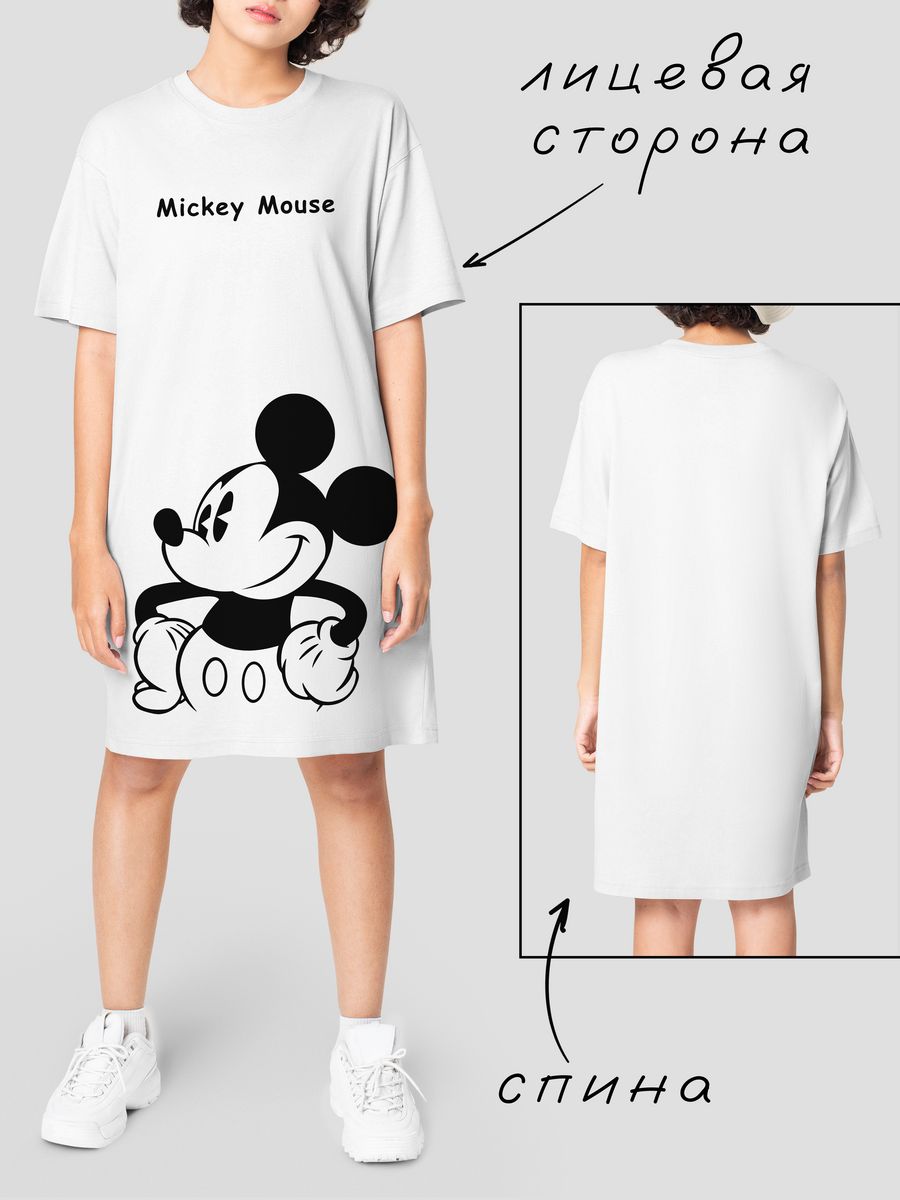картинка Платье|Disney|Дисней|Mickey Mouse|Микки Маус от магазина Каждому Своё