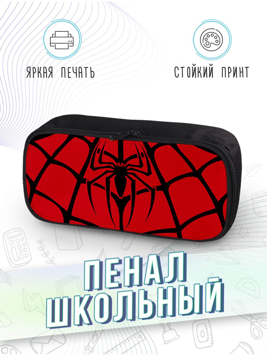 картинка Пенал школьный Спайдер мен Человек паук Марвел Spider Man от магазина Каждому Своё