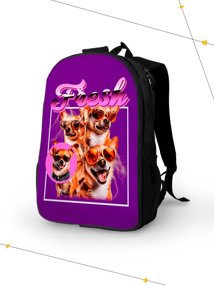 картинка Рюкзак|Животные|Animals|Fresh|Свежесть|Чихуахуа от магазина Каждому Своё