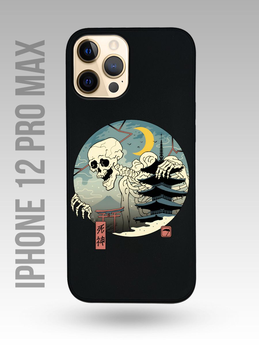картинка Чехол на Iphone 12 Pro Max Японский Стиль|Скелет|Гигант от магазина Каждому Своё