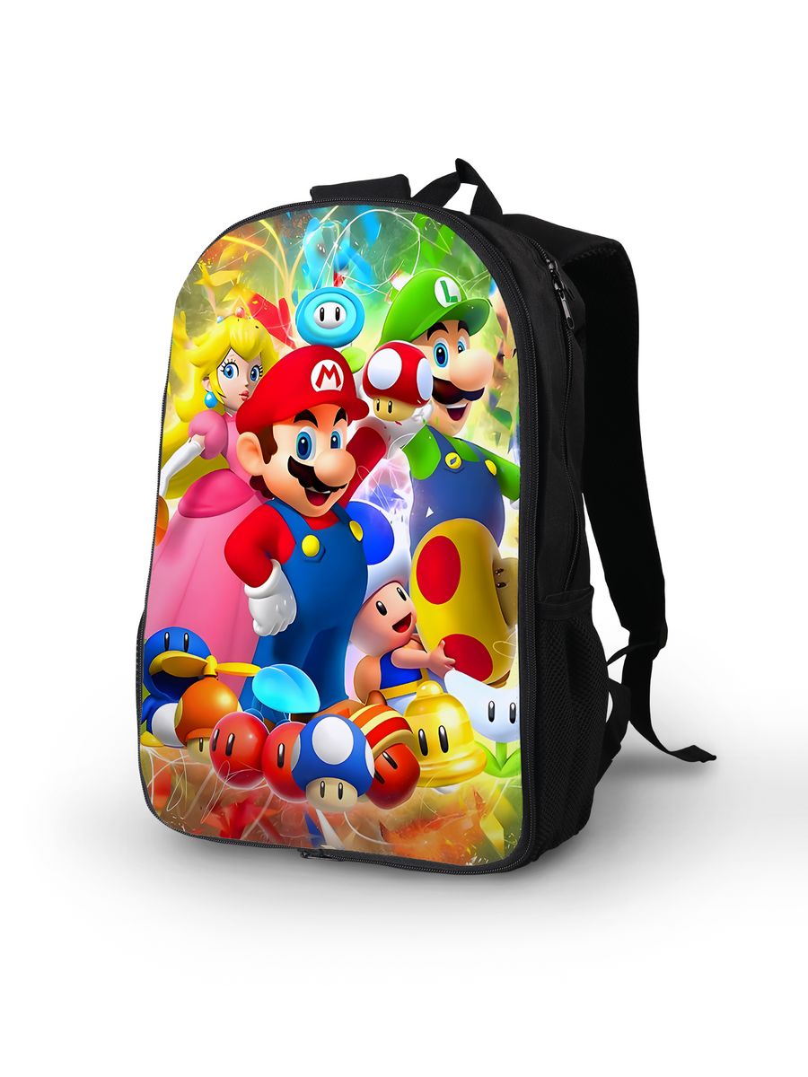 картинка Рюкзак Портфель Super Mario Супер Марио Игра Game Evolution от магазина Каждому Своё