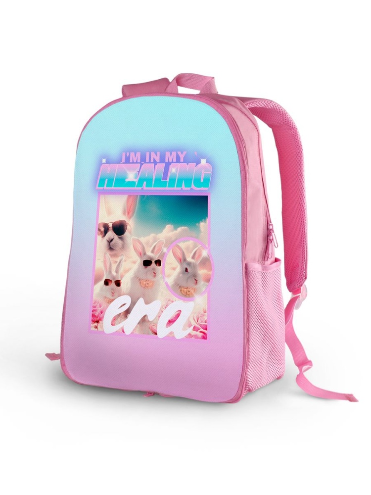 картинка Рюкзак|Im In My Healing Era|Я в Эпохе Исцеления|Кролики от магазина Каждому Своё