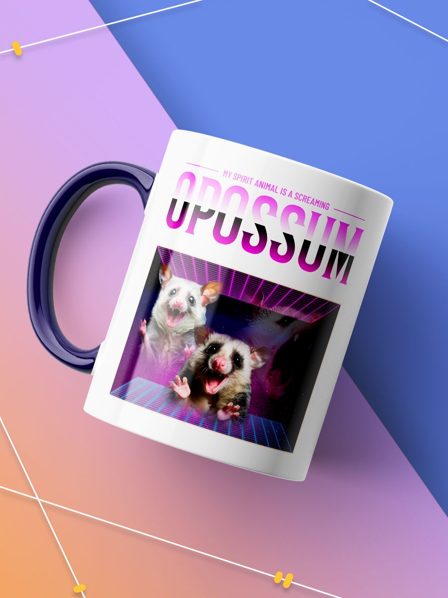 картинка Кружка|My Spirit Animal|Животное Моей Души|Опоссум от магазина Каждому Своё
