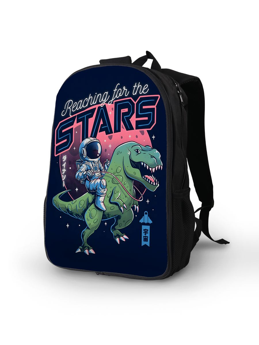 картинка Рюкзак Портфель Динозавр Dinosaur Динозавр на скейте от магазина Каждому Своё