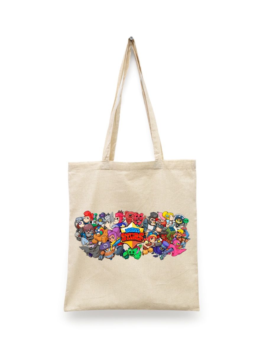 картинка Сумка-шоппер принт игра Бравл Старс Нита от магазина Каждому Своё