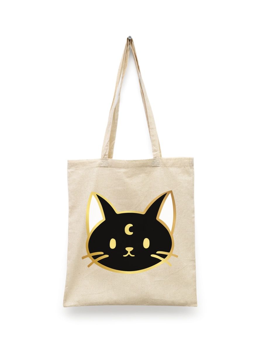 картинка Луна Черный кот Сейлор-мун Золото от магазина Каждому Своё