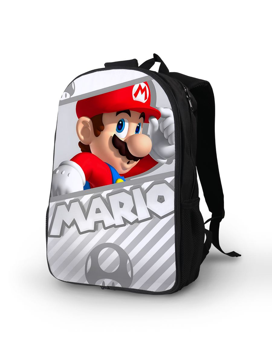 картинка Рюкзак Портфель Super Mario Супер Марио Игра Game Evolution от магазина Каждому Своё