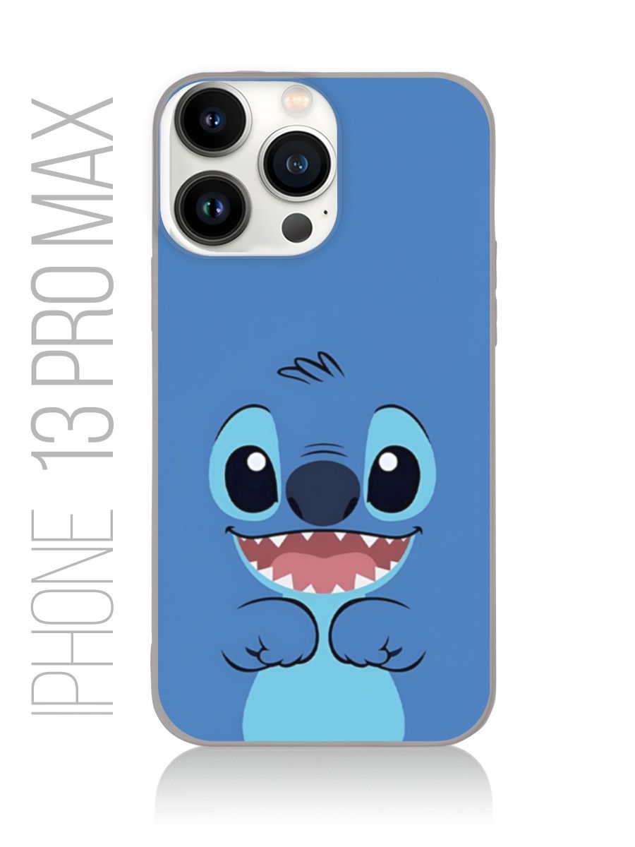 картинка Чехол на Iphone 13 Pro Max Мультфильм Лило и Стич|Стич от магазина Каждому Своё