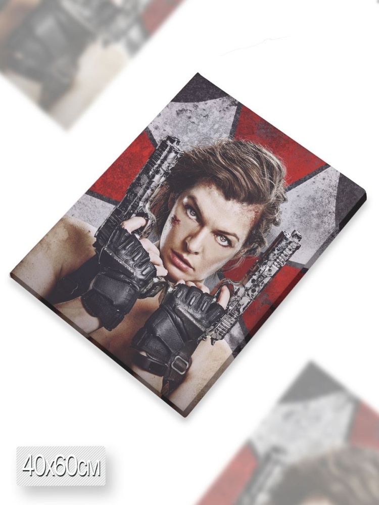 картинка Картина 40х60 Resident Evil Резидент Эвил Обитель Зла от магазина Каждому Своё