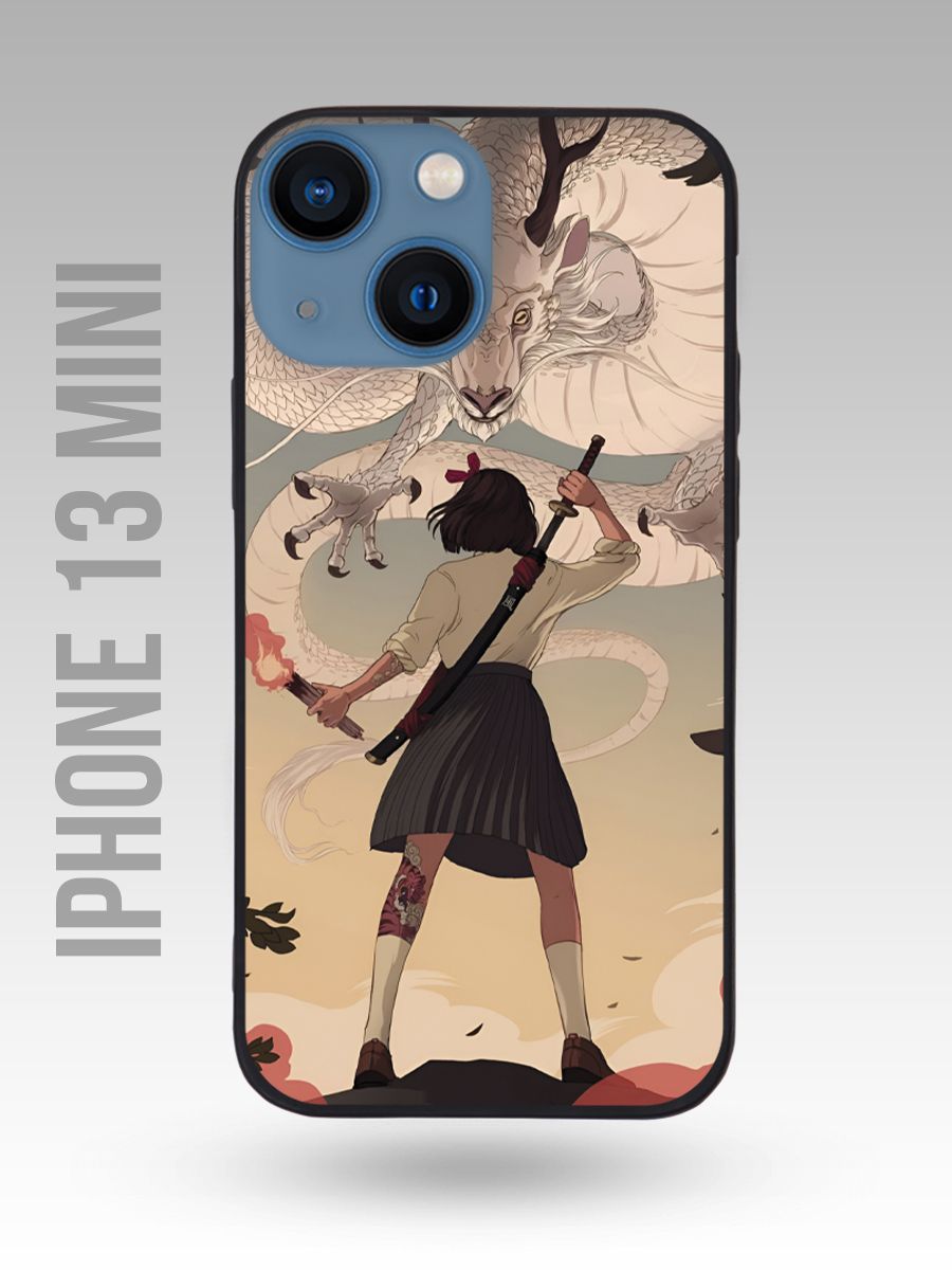 картинка Чехол на Iphone 13 Mini Китайский Стиль|Девушка от магазина Каждому Своё