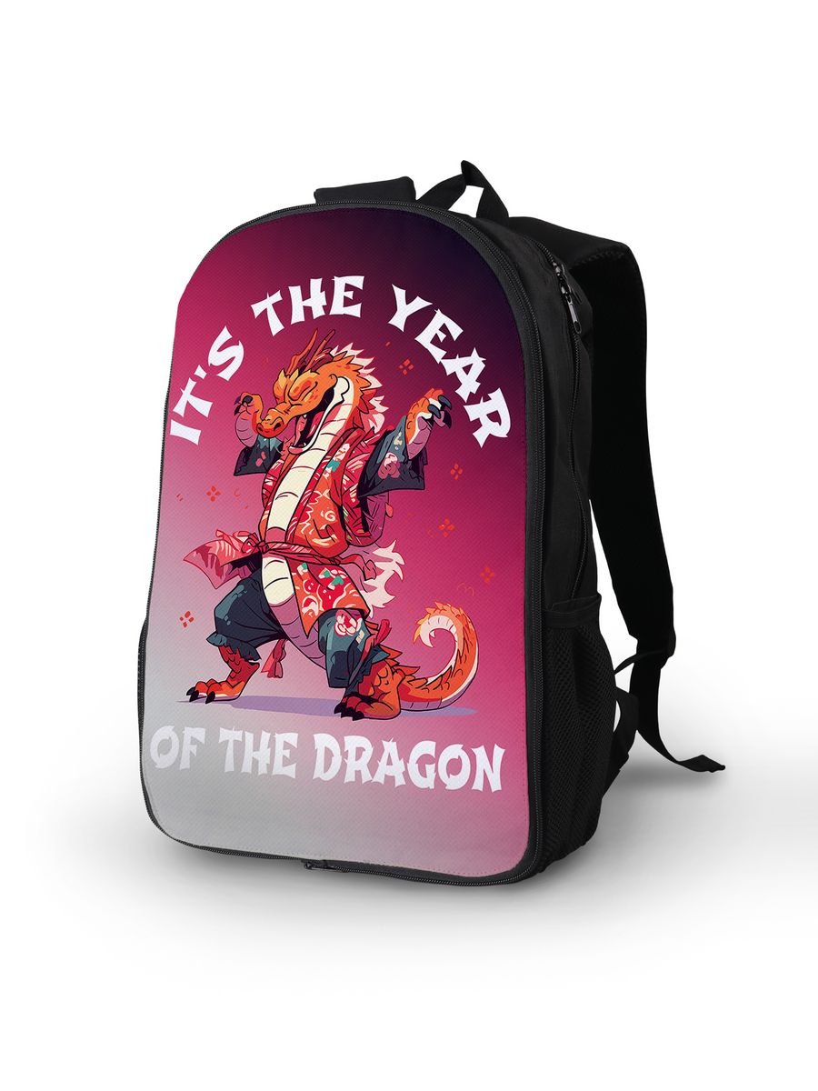 картинка Рюкзак Портфель Новый Год New Year Год Дракона Dragon 2024 от магазина Каждому Своё