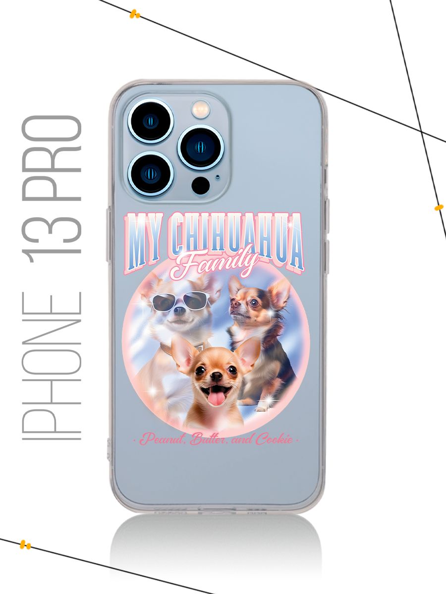 картинка Чехол на Iphone 13 Pro Animal|Животные|Чихуахуа от магазина Каждому Своё