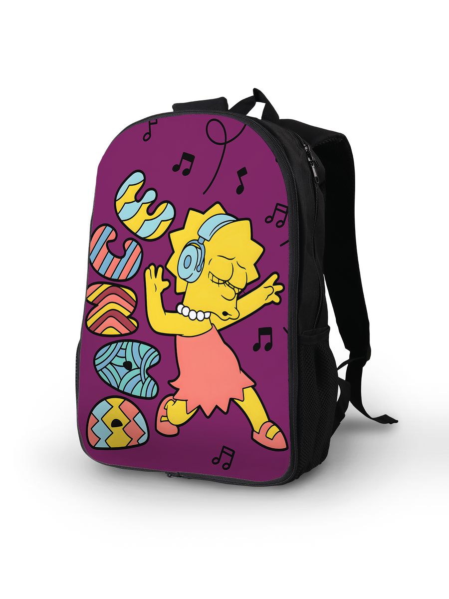 картинка Рюкзак Портфель The Simpsons Симпсоны Мардж Барт Гомер от магазина Каждому Своё