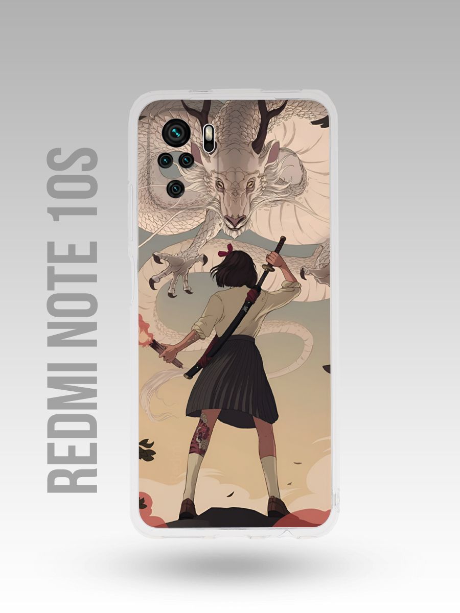 картинка Чехол на Xiaomi Redmi Note 10/10S Китайский Стиль|Девушка от магазина Каждому Своё