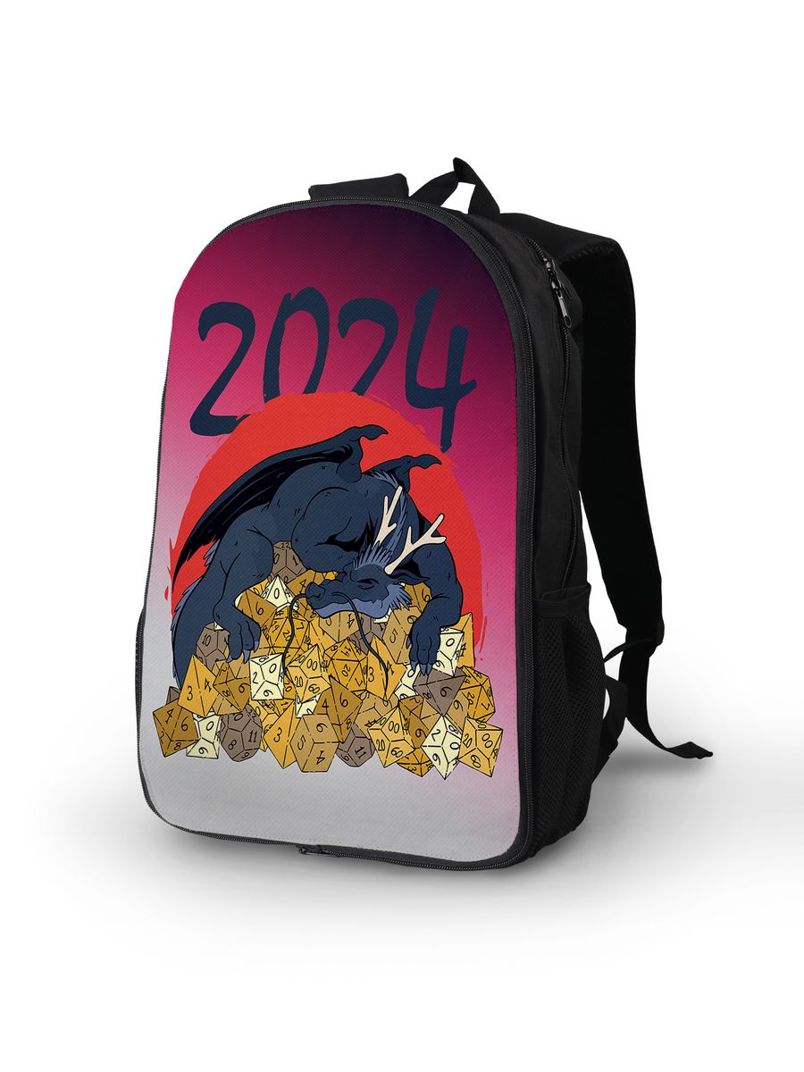 картинка Рюкзак Портфель Новый Год New Year Год Дракона Dragon 2024 от магазина Каждому Своё