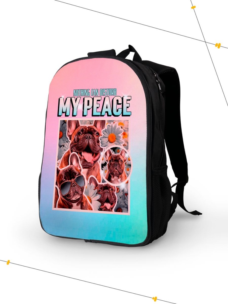 картинка Рюкзак|Nothing Can Disturb My Peace|Ничто не потревожит меня от магазина Каждому Своё