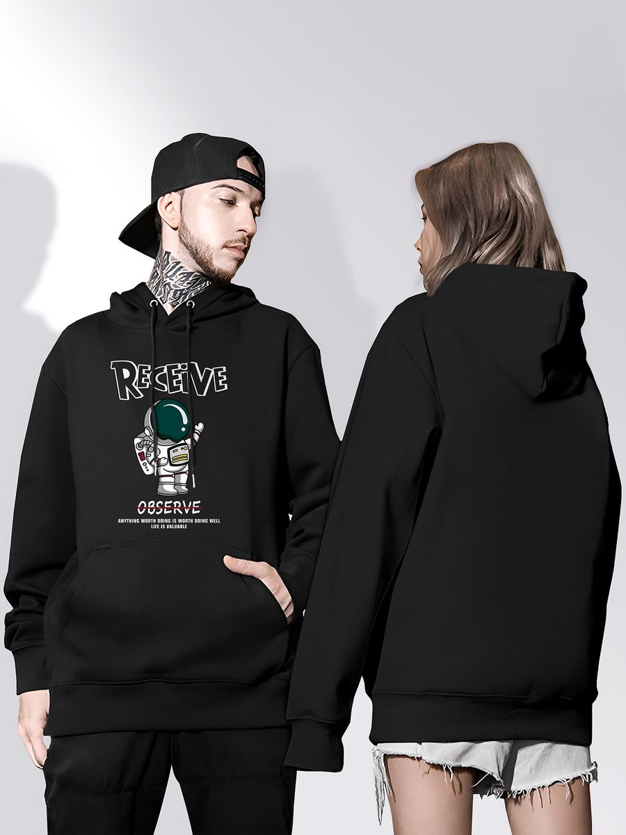 картинка Худи Астронавт Astronaut Космонавт Планеты Звезды Космос от магазина Каждому Своё