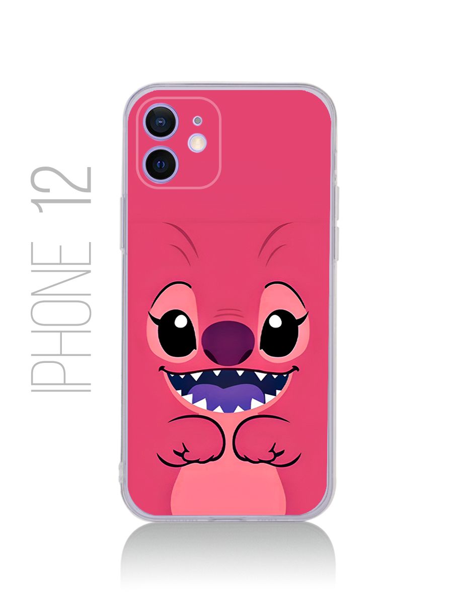 картинка Чехол на Iphone 12 Мультфильм Лило и Стич|Ангел от магазина Каждому Своё