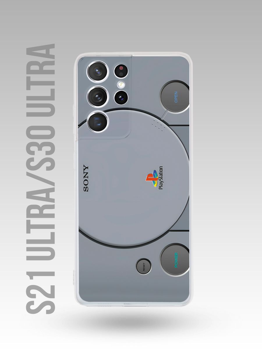 картинка Чехол на Samsung S21/S30 Ultra PlayStation|Плэйстейшн|Винтаж от магазина Каждому Своё