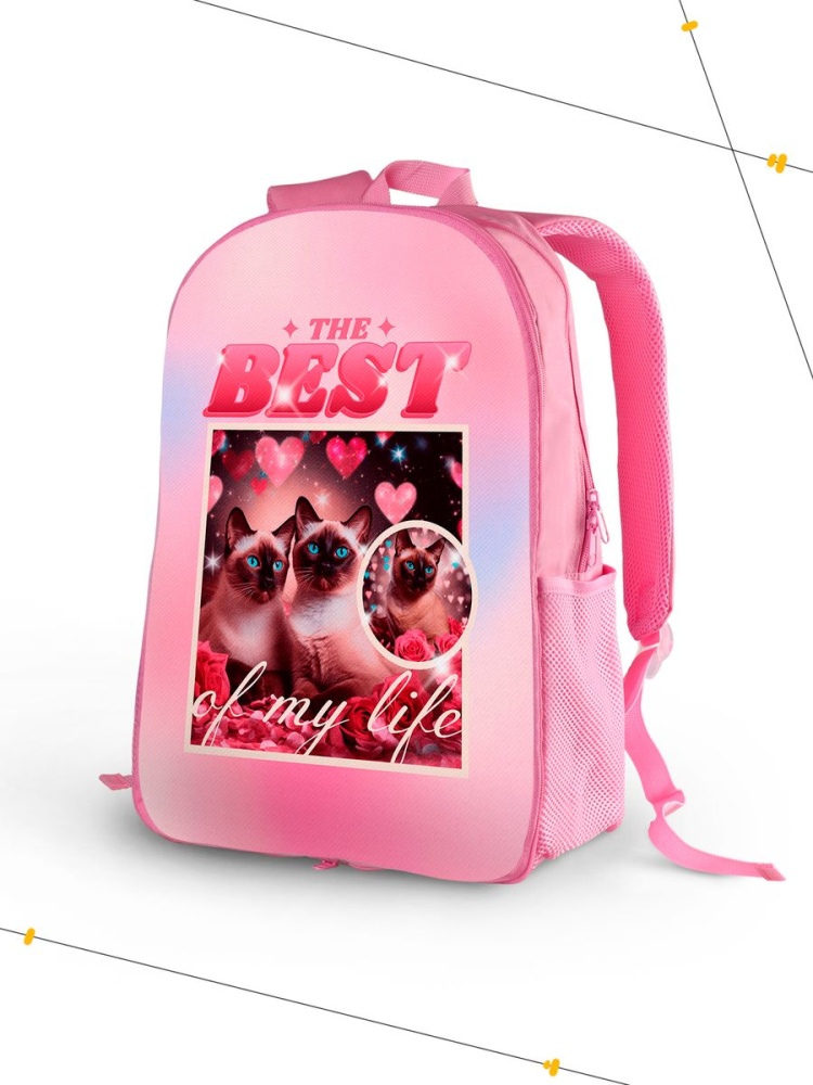 картинка Рюкзак|The Best Of My Life|Лучшее в моей жизни|Котики от магазина Каждому Своё