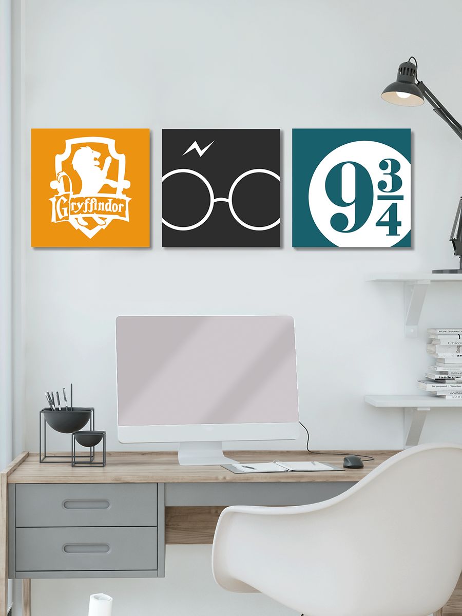 картинка Картины на холсте|Harry Potter|Гарри Поттер|Гриффиндор от магазина Каждому Своё