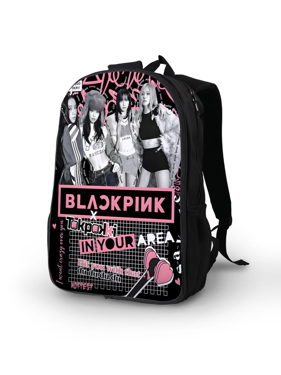 картинка Рюкзак Портфель Blackpink Блэк Пинк Джису Розэ К-поп Корея от магазина Каждому Своё