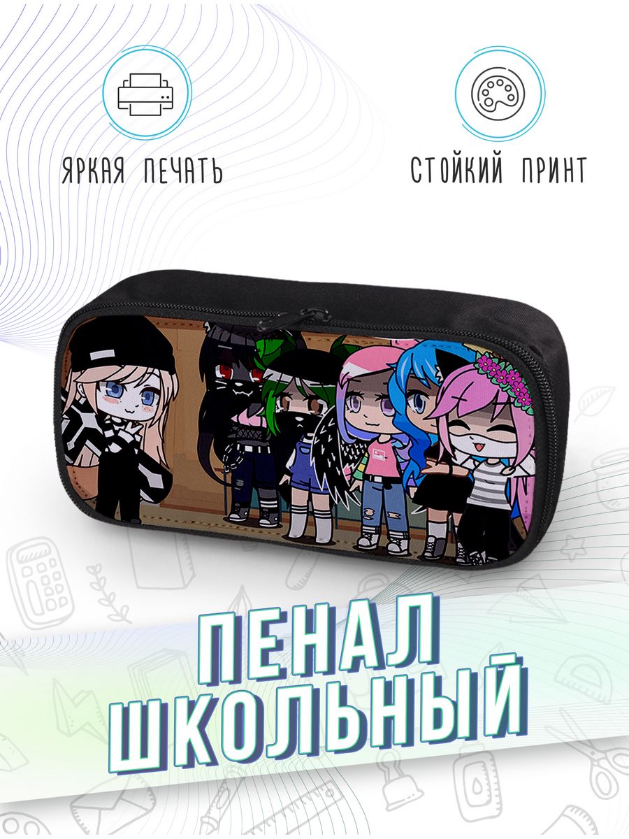 картинка Пенал школьный Roblox Роблокс УЛЙ Ульянка Лана кошка Йоши от магазина Каждому Своё