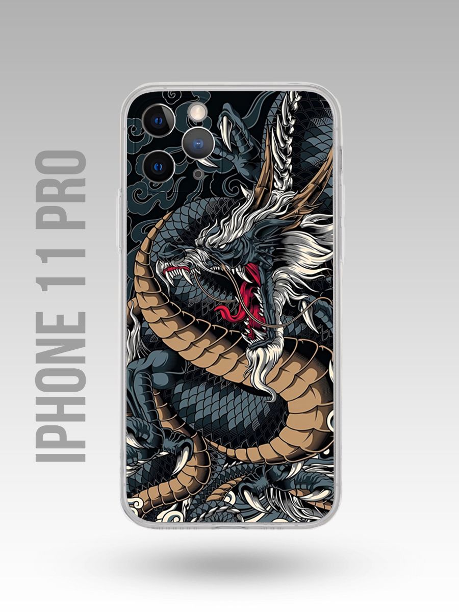 картинка Чехол на Iphone 11 Pro Китайский Стиль|Китайский Дракон от магазина Каждому Своё