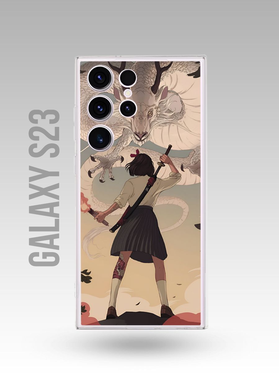 картинка Чехол на Samsung S23 Ultra Китайский Стиль|Девушка от магазина Каждому Своё