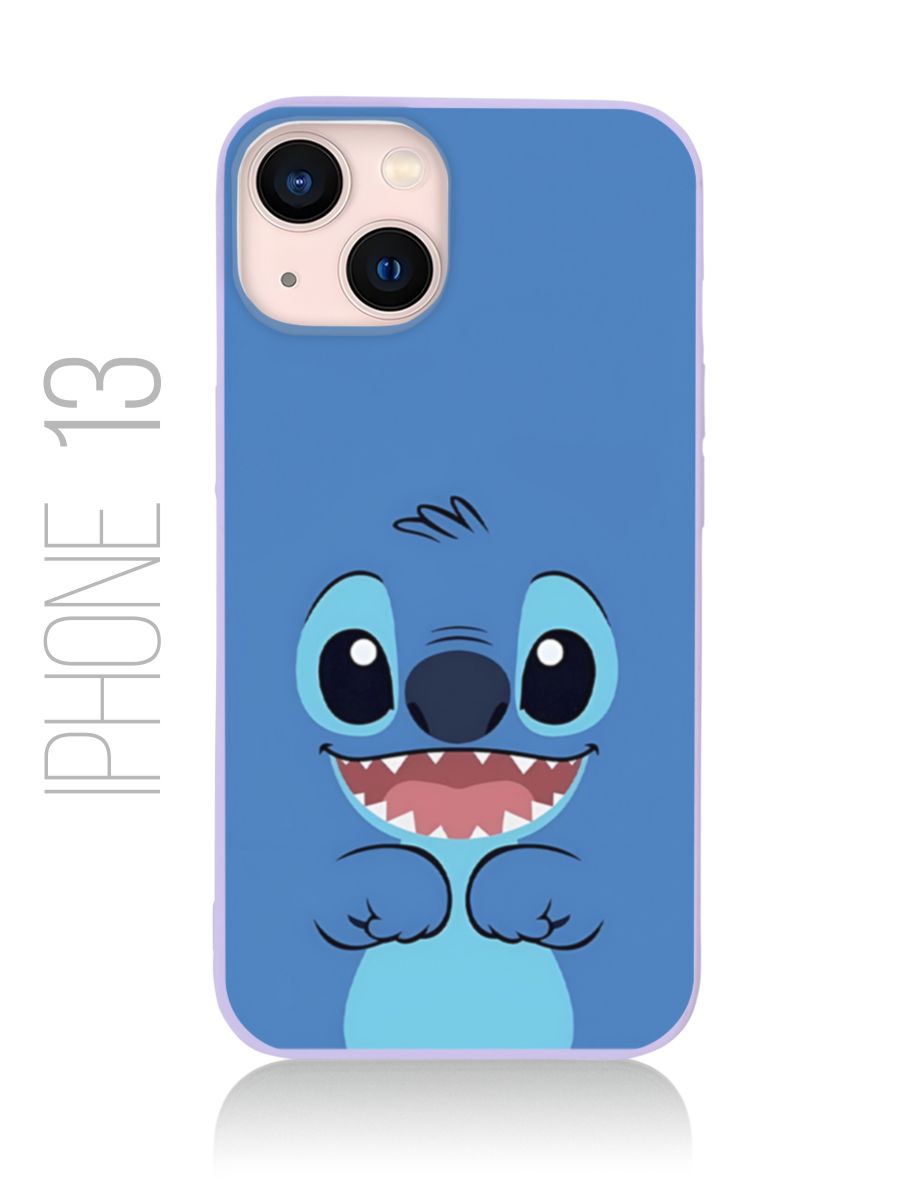 картинка Чехол на Iphone 13 Мультфильм Лило и Стич|Стич от магазина Каждому Своё