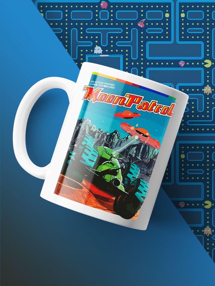 картинка Кружка Atari Атари Компания Moon Patrol Лунный патруль от магазина Каждому Своё