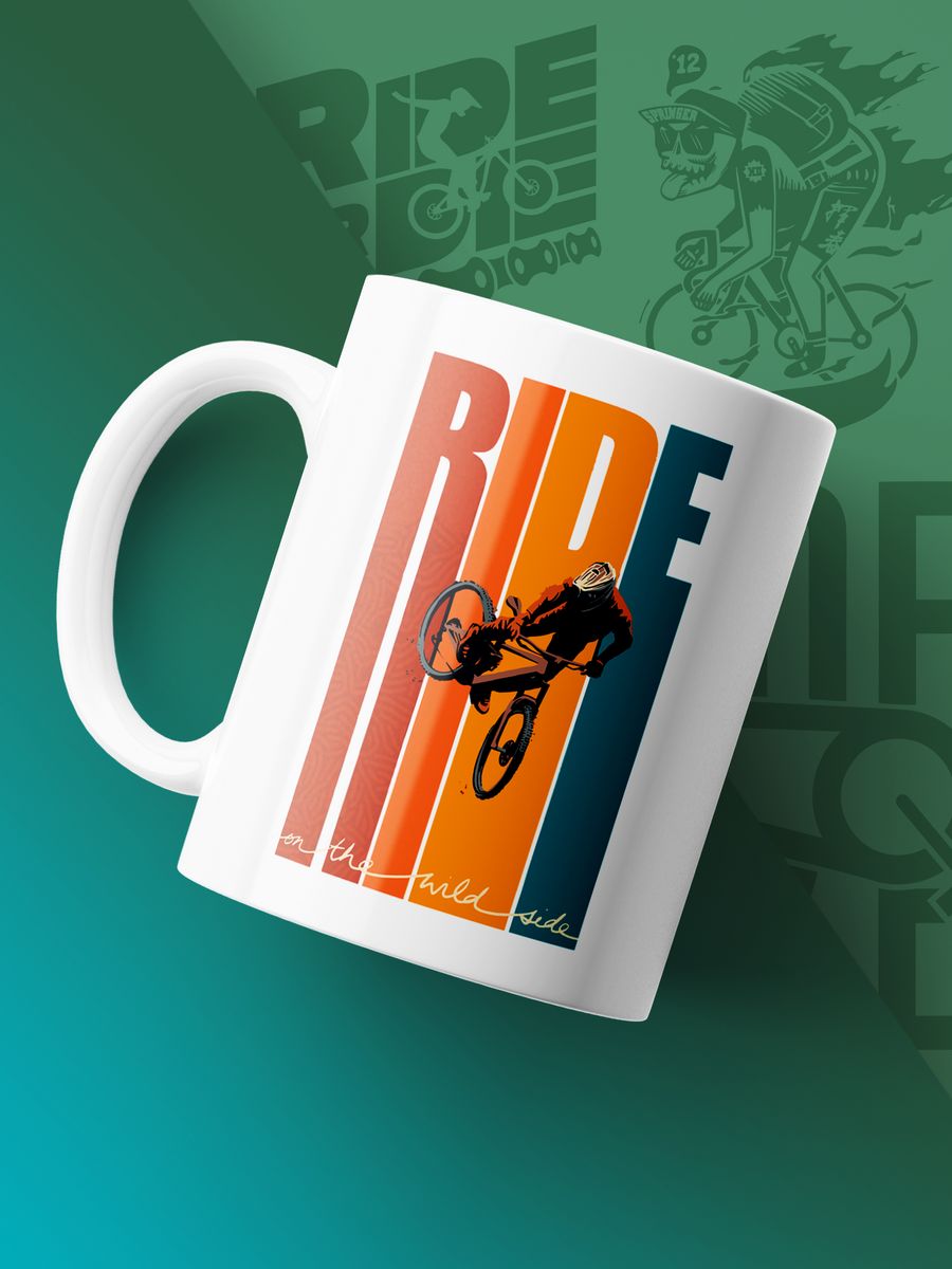 картинка Кружка|Спорт|Sport|Велоспорт|Велосипедист|Ride|Катайся от магазина Каждому Своё