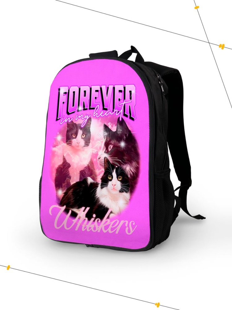 картинка Рюкзак|Forever In My Heart|Навсегда в Моем Сердечке|Котики от магазина Каждому Своё