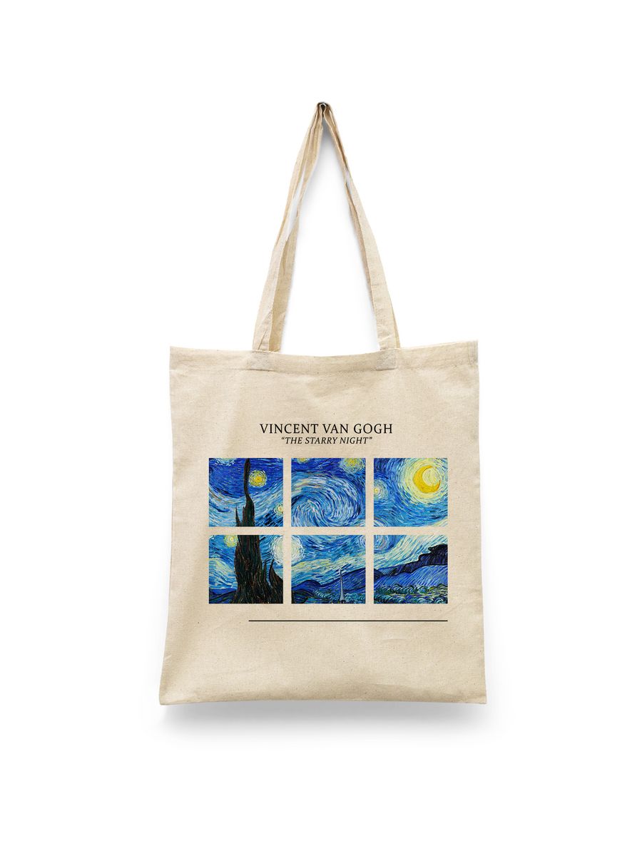 картинка Шоппер|Van Gogh|Винсент ван Гог|Звёздная ночь от магазина Каждому Своё