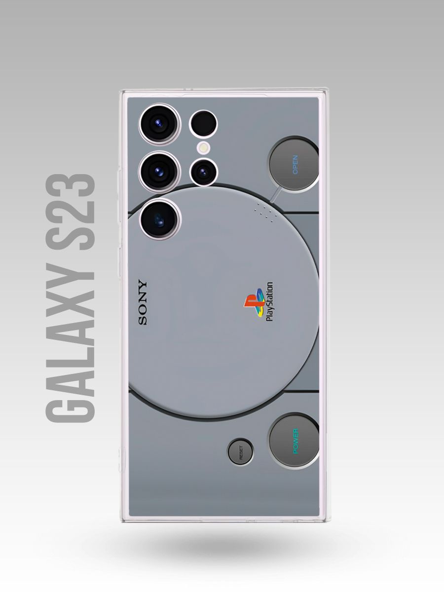 картинка Чехол на Samsung S23 Ultra PlayStation|Плэйстейшн|Винтаж от магазина Каждому Своё