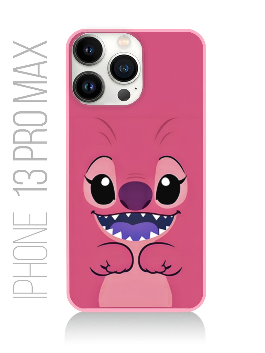 картинка Чехол на Iphone 13 Pro Max Мультфильм Лило и Стич|Ангел от магазина Каждому Своё