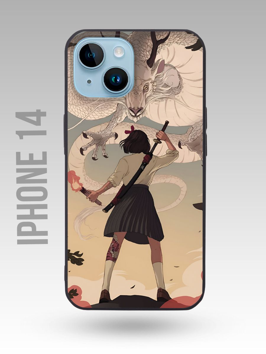 картинка Чехол на Iphone 14 Китайский Стиль|Девушка от магазина Каждому Своё